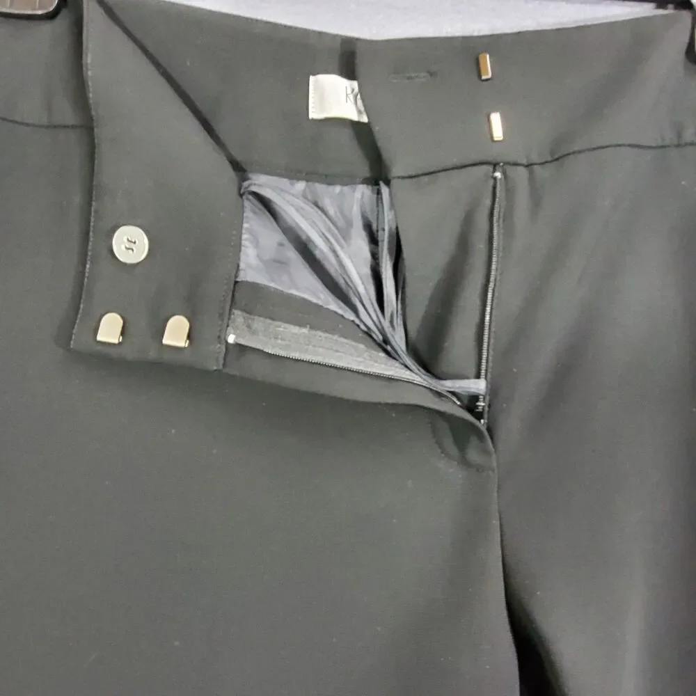 Kasper Lana Pants womens size 16 Modern Fit Contour Waist Black NWT